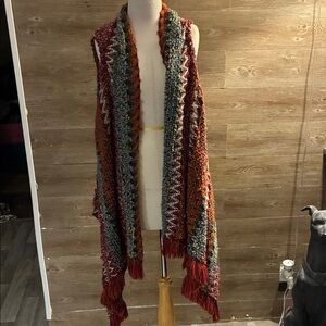 Multicolor Knit Vest